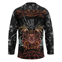 Aloha Halloween Hockey Jersey Horror Tiki Heavy Metal Style LT05 - Polynesian Pride