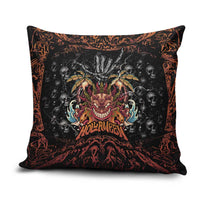 Aloha Halloween Pillow Cover Horror Tiki Heavy Metal Style - Polynesian Pride