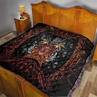 Aloha Halloween Quilt Horror Tiki Heavy Metal Style - Polynesian Pride