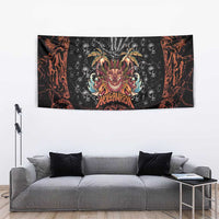 Aloha Halloween Tapestry Horror Tiki Heavy Metal Style - Polynesian Pride