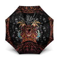Aloha Halloween Umbrella Horror Tiki Heavy Metal Style - Polynesian Pride