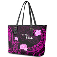 Hawaii Strong Maui Leather Tote Bag Lahaina Is Not For Sale LT05 - Polynesian Pride