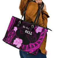 Hawaii Strong Maui Leather Tote Bag Lahaina Is Not For Sale LT05 - Polynesian Pride