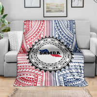 Samoa Black Saturday Blanket Polynesian Tribal Simple Style LT05 - Polynesian Pride