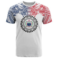 Samoa Black Saturday T Shirt Polynesian Tribal Simple Style LT05 White - Polynesian Pride