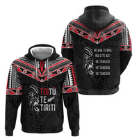 Aotearoa Toitu Te Tiriti Zip Hoodie New Zealand Honour The Treaty