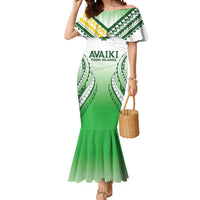 Custom Cook Islands Avaiki Rugby Mermaid Dress Go Champions - Polynesian Pride