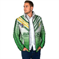 Custom Cook Islands Avaiki Rugby Padded Jacket Go Champions LT05 - Polynesian Pride