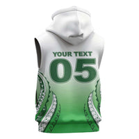 Custom Cook Islands Avaiki Rugby Sleeveless Hoodie Go Champions LT05 - Polynesian Pride