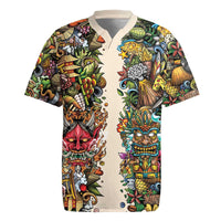 Hawaii And Japan Rugby Jersey Tiki With Oni Mask LT05 Colorful - Polynesian Pride
