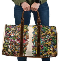 Hawaii And Japan Travel Bag Tiki With Oni Mask LT05 Colorful - Polynesian Pride