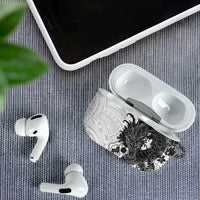 Hawaiian And Japanese Culture AirPods Case Irezumi Dragon With Polynesian Pattern White LT05 - Polynesian Pride
