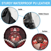 Tonga Happy Father's Day Spare Tire Cover Ofa Lahi Atu Dad Polynesian Tribal LT05 - Polynesian Pride