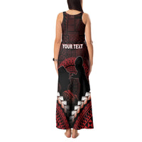 Personalised Tonga Happy Father's Day Tank Maxi Dress Ofa Lahi Atu Dad Polynesian Tribal LT05 - Polynesian Pride