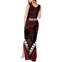 Personalised Tonga Happy Father's Day Tank Maxi Dress Ofa Lahi Atu Dad Polynesian Tribal LT05 - Polynesian Pride