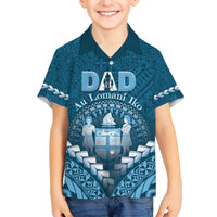Personalised Fiji Happy Father's Day Hawaiian Shirt Au Lomani Iko Dad Polynesian Tribal LT05 - Polynesian Pride