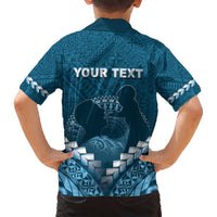 Personalised Fiji Happy Father's Day Hawaiian Shirt Au Lomani Iko Dad Polynesian Tribal LT05 - Polynesian Pride