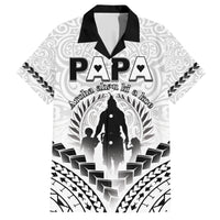 Personalised New Zealand Happy Father's Day Family Matching Short Sleeve Bodycon Dress and Hawaiian Shirt Aroha Ahau Ki A Koe Papa Polynesian Tribal