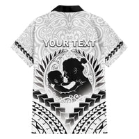 Personalised New Zealand Happy Father's Day Hawaiian Shirt Aroha Ahau Ki A Koe Papa Polynesian Tribal LT05 - Polynesian Pride