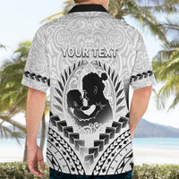 Personalised New Zealand Happy Father's Day Hawaiian Shirt Aroha Ahau Ki A Koe Papa Polynesian Tribal LT05 - Polynesian Pride