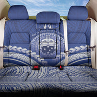 Samoa Happy Father's Day Back Car Seat Cover Ou Te Alofa Ia Te Oe Tama Dad Polynesian Tribal LT05 One Size Blue - Polynesian Pride