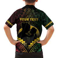 Personalised Vanuatu Happy Father's Day Hawaiian Shirt Mi Lavem Yu Papa Polynesian Tribal LT05 - Polynesian Pride