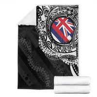 Hawaii Flag Day Blanket Hawaiian Maile Lei