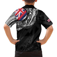 Hawaii Flag Day Family Matching Summer Maxi Dress and Hawaiian Shirt Hawaiian Maile Lei
