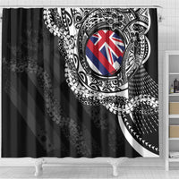 Hawaii Flag Day Shower Curtain Hawaiian Maile Lei