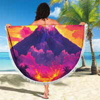 Hawaii Kilauea Volcano Beach Blanket There Is Pele Goddess Of The Volcano - Polynesian Pride