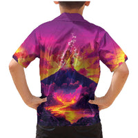 Hawaii Kilauea Volcano Family Matching Mermaid Dress and Hawaiian Shirt There Is Pele Goddess Of The Volcano - Polynesian Pride