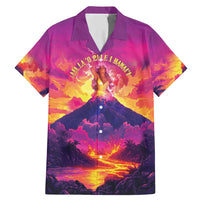 Hawaii Kilauea Volcano Family Matching Mermaid Dress and Hawaiian Shirt There Is Pele Goddess Of The Volcano - Polynesian Pride