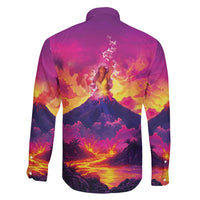 Hawaii Kilauea Volcano Family Matching Mermaid Dress and Hawaiian Shirt There Is Pele Goddess Of The Volcano - Polynesian Pride