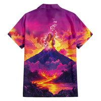 Hawaii Kilauea Volcano Family Matching Short Sleeve Bodycon Dress and Hawaiian Shirt There Is Pele Goddess Of The Volcano - Polynesian Pride