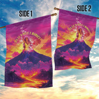 Hawaii Kilauea Volcano Garden Flag There Is Pele Goddess Of The Volcano - Polynesian Pride