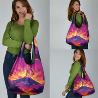 Hawaii Kilauea Volcano Grocery Bag There Is Pele Goddess Of The Volcano - Polynesian Pride