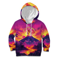 Hawaii Kilauea Volcano Kid Hoodie There Is Pele Goddess Of The Volcano LT05 Hoodie Purple - Polynesian Pride
