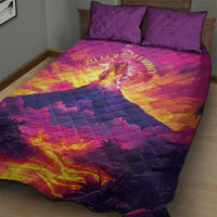 Hawaii Kilauea Volcano Quilt Bed Set There Is Pele Goddess Of The Volcano LT05 - Polynesian Pride