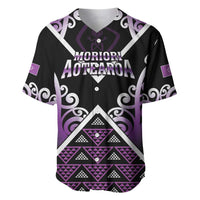 Personalised Aotearoa Moriori Baseball Jersey Maori Pattern New Zealand - Polynesian Pride