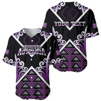 Personalised Aotearoa Moriori Baseball Jersey Maori Pattern New Zealand - Polynesian Pride