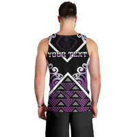 Personalised Aotearoa Moriori Men Tank Top Maori Pattern New Zealand - Polynesian Pride