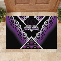 Aotearoa Moriori Rubber Doormat Maori Pattern New Zealand - Polynesian Pride