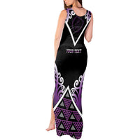 Personalised Aotearoa Moriori Tank Maxi Dress Maori Pattern New Zealand - Polynesian Pride