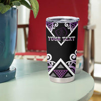 Personalised Aotearoa Moriori Tumbler Cup Maori Pattern New Zealand LT05 - Polynesian Pride