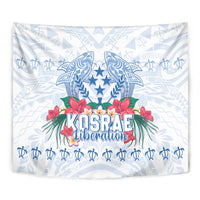 Happy Kosrae Liberation Day Tapestry Polynesian Shark Turtle Motif LT05 - Polynesian Pride