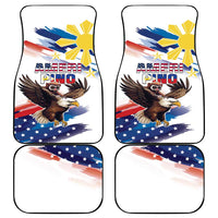 Filipino American History Month Car Mats Bald Eagle Tarsier Together