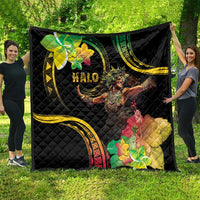 Halo Vanuatu Quilt Beautiful Woman Dancing LT05 - Polynesian Pride