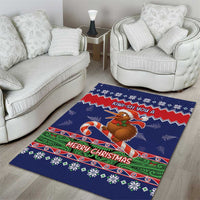 New Zealand Christmas Area Rug Kiwi-sh You A Merry Christmas - Polynesian Pride