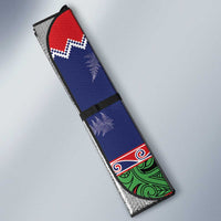 New Zealand Christmas Auto Sun Shade Kiwi-sh You A Merry Christmas LT05 - Polynesian Pride
