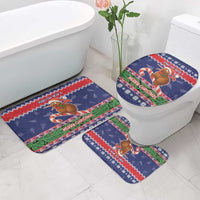 New Zealand Christmas Bathroom Set Kiwi-sh You A Merry Christmas LT05 - Polynesian Pride